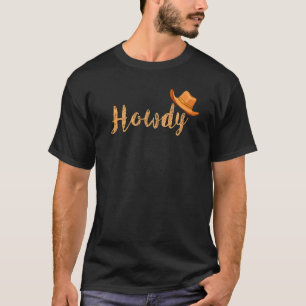 T-shirt Salut Rodéo Western Rétro Vintage Country Sudiste