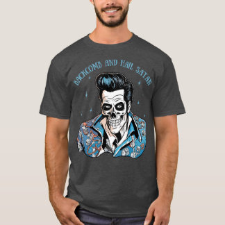 T-shirt Salut Satan Dead Rockabilly Rocker