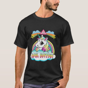 T-shirt Salut Satan Unicorn