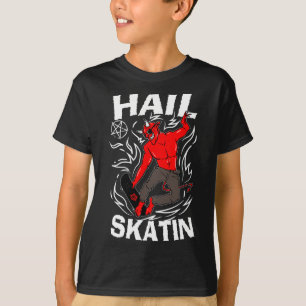 T-shirt Salut Skatin Occulte Satanique Pentagramme 666 Sat