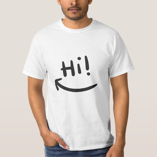 T-shirt Salut souriant (Devant)