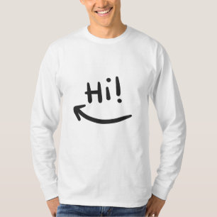 T-shirt Salut souriant