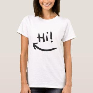 T-shirt Salut souriant