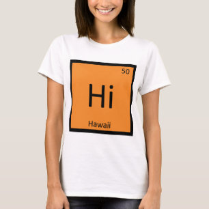 T-shirt Salut - Symbole du tableau périodique de la chimie