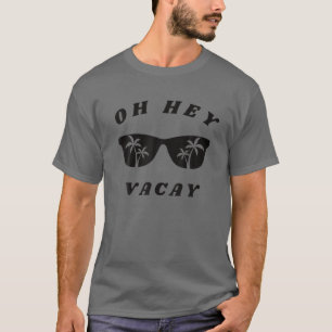 T-shirt Salut, Vacay Sungefe Retro Vintage Beach Vacati