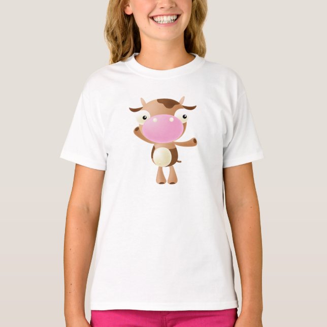T-shirt Salut, vache (Devant)
