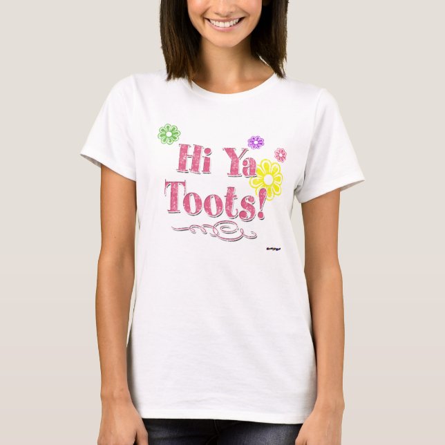 T-shirt Salut Ya Toots ! rose (Devant)