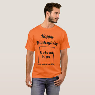 T-shirt Salutation d'action de grâces sur orange