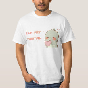 T-shirt Salutation de la fête des mères haïtiennes avec de