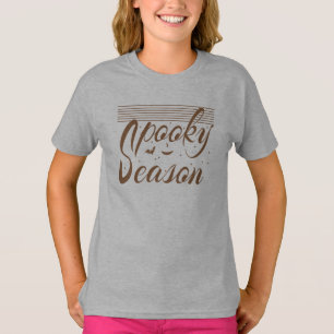 T-shirt Salutation de l'Halloween de la saison effrayante