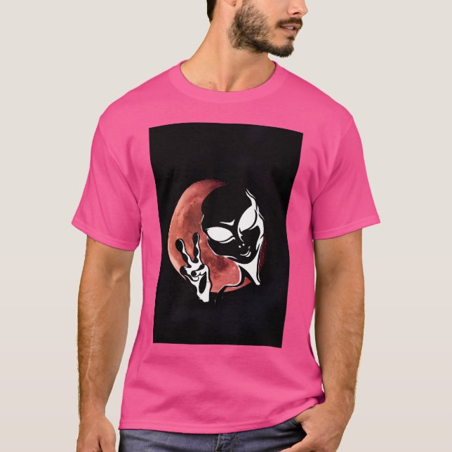 T-shirt Salutation des Aliens (Devant)