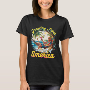 T-shirt Salutation Du Golfe Des États-Unis Trump