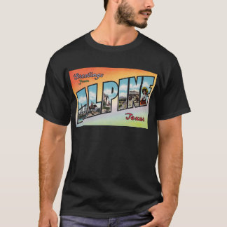 T-shirt Salutation du Texas ALPIN - Vintage voyage