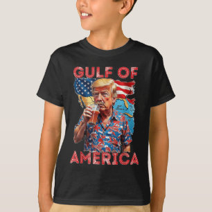 T-shirt Salutation Trump De La Partie Gulf Beach Of Americ