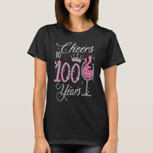 T-shirt Salutations à 100 ans heureux 100e anniversaire re