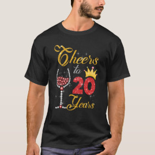 T-shirt Salutations à 20 ans 2003 20e Anniversaire Vin Dia