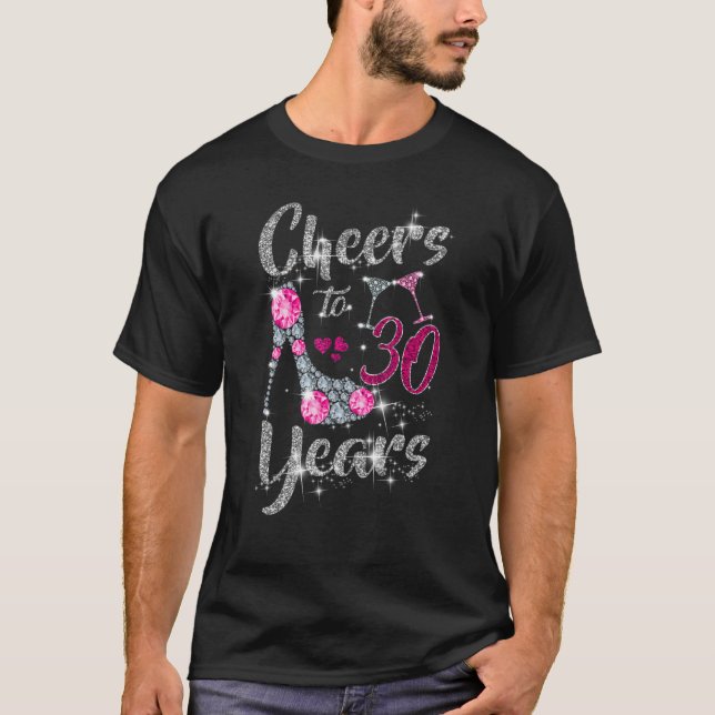 T-shirt Salutations à 30 Ans 30e Anniversaire Chaussures à (Devant)