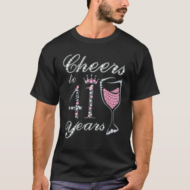 T-shirt Salutations À 41 Ans 1981 41E Anniversaire Tee For (Devant)