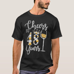 T-shirt Salutations À 48 Ans Joyeux 48ème Anniversaire Rei