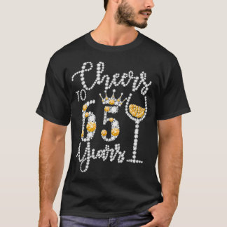 T-shirt Salutations À 65 Ans Joyeux 65ème Anniversaire Rei