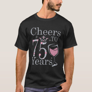 T-shirt Salutations À 75 Ans 1946 75E Anniversaire Don De 