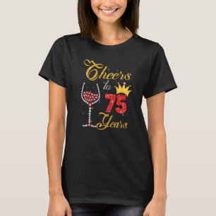 T-shirt Salutations à 75 Ans 1947 75ème Anniversaire Diama
