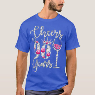 T-shirt Salutations À 90 Ans Cadeau 90e Anniversaire Reine