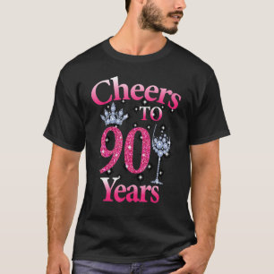 T-shirt Salutations À 90 Ans Cool 90e Anniversaire Cool B 