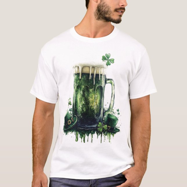 T-shirt Salutations à la Saint Patrick ! Illustration de b (Devant)