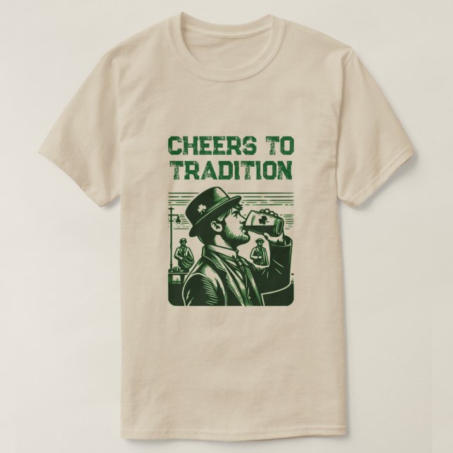 T-shirt Salutations à la tradition (Design devant)