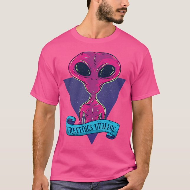 T-shirt Salutations Aliens (Devant)