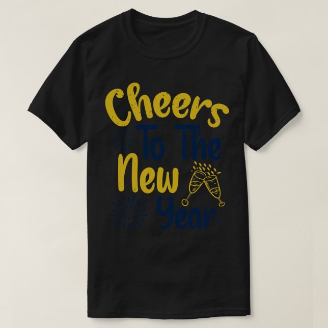 T-shirt Salutations au Nouvel An 1 (Design devant)