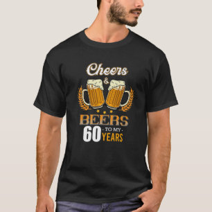 T-shirt Salutations Boisson D'Alcool De Bière 60E Annivers
