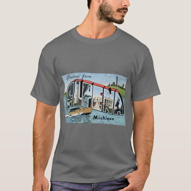 T-shirt Salutations d'Alpena (Devant)