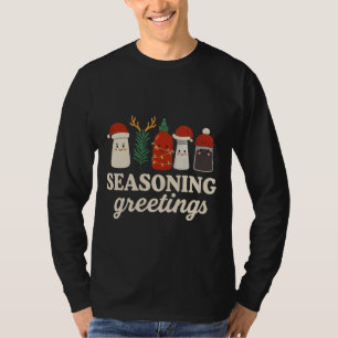 T-shirt Salutations d'assaisonnement Cuisine de blague gra