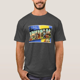 T-shirt Salutations De Arkansas Retro Souvenir
