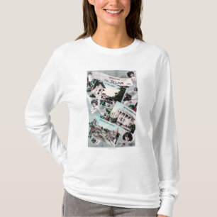 T-shirt Salutations de avec ViewsSelma pittoresque, CA