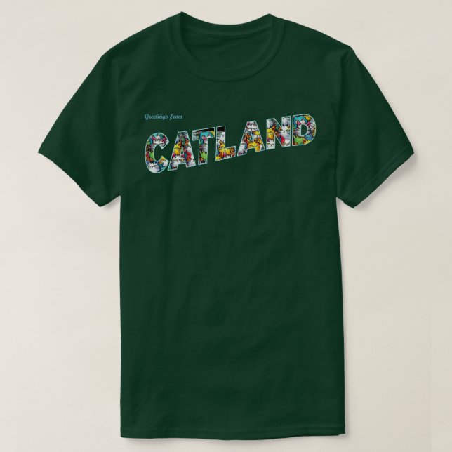 T-shirt Salutations de Catland (Design devant)