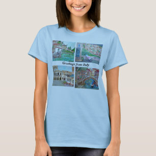 T-shirt Salutations de chemise de l'Italie