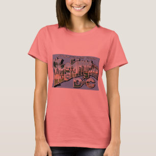 T-shirt Salutations de DC de Washington ! Carte postale
