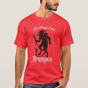 T-shirt Salutations De Krampus, Paganisme Pré-Germanique A