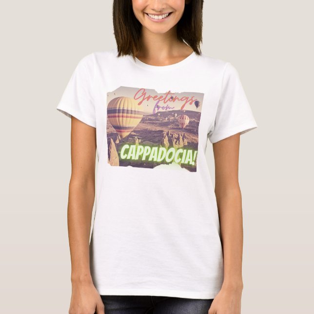 T-shirt Salutations De La Cappadoce Turquie (Devant)