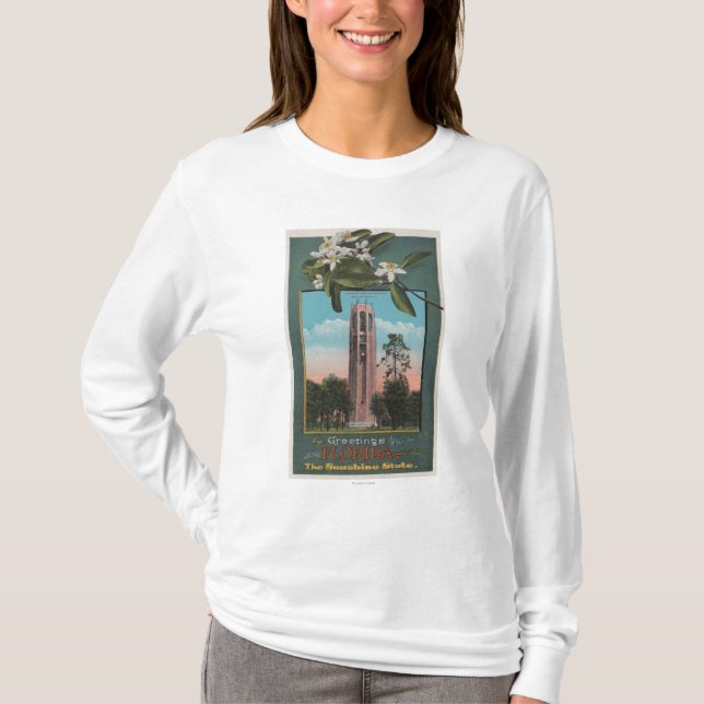 T-shirt Salutations de la Floride et de l'image du chant (Devant)