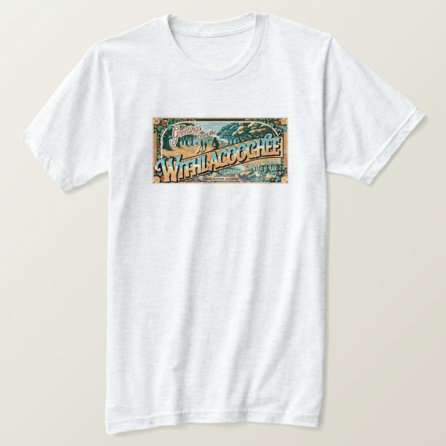 T-shirt Salutations de la piste nationale de Withlacoochee (Design devant)