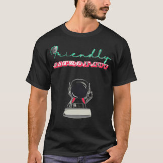 T-shirt Salutations De L'Espace L'Aimable Astronaut