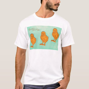 T-shirt Salutations de Pâques Chicks Vert