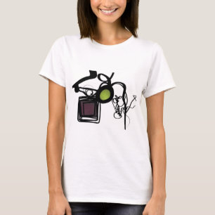 T-shirt Salutations de Philydion : Abstrait noir & blanc