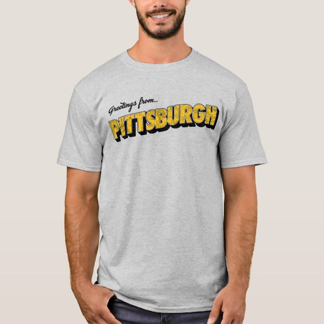 T-shirt Salutations de Pittsburgh (Devant)