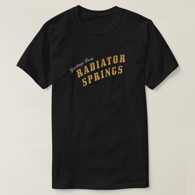 T-shirt Salutations de Radiator Springs .png (Design devant)