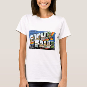 T-shirt Salutations de Sioux Falls, le Dakota du Sud !